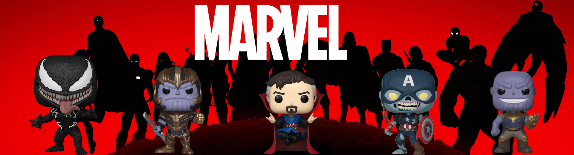 Coleção de Funko Pop Marvel